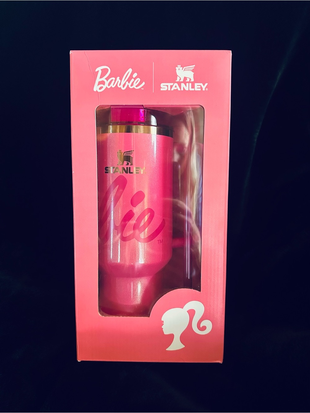 Stanley Pink Barbie Insulated Tumbler 40 Oz collectors edition!